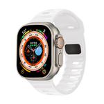 For Apple Watch 42mm / 41mm / 40mm / 38mm Kalebol Sport Silicone Strap(White)