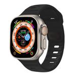 For Apple Watch 42mm / 41mm / 40mm / 38mm Kalebol Sport Silicone Strap(Black)
