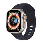 For Apple Watch 42mm / 41mm / 40mm / 38mm Kalebol Sport Silicone Strap(Midnight)