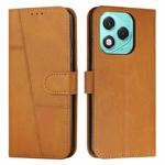 For Honor 400 Lite Stitching Calf Texture Buckle Leather Phone Case(Yellow)