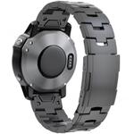 For Garmin Watch 22mm Oracle Titanium Alloy Watch Band(Grey)