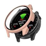 For Garmin Approach S50 Tempered Film Integrated PC Watch Protective Case(Pink)