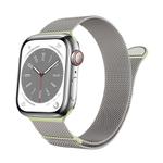 For Apple Watch 46mm / 49mm / 45mm / 44mm Kalebol Semi-round Tail Milan Stainless Steel Strap(Starlight Green)