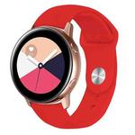 Kalebol 18mm Universal Reverse Buckle Silicone Watch Band(Red)