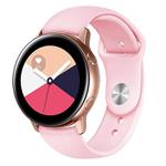 Kalebol 20mm Universal Reverse Buckle Silicone Watch Band(Pink)