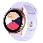 Kalebol 20mm Universal Reverse Buckle Silicone Watch Band(Purple)