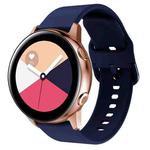 Kalebol 22mm Universal Flat Head Buckle Silicone Watch Band(Purple)
