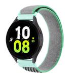 Kalebol 20mm Universal Nylon Loop Fastener Watch Band(Green Grey)