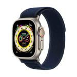 For Apple Watch 46mm / 49mm / 45mm / 44mm Kalebol Wild Track Loop Nylon Watch Band(Midnight Blue)