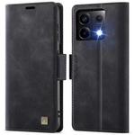 For Redmi Note 13 Pro 5G AutSpace A11 Side Buckle MagSafe Magnetic RFID Phone Leather Case(Black)