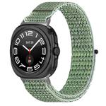 For Samsung Galaxy Watch Ultra 47mm Kalebol Hook and Loop Fastener Nylon Braided Watch Band(Blue Ocean)