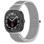 For Samsung Galaxy Watch Ultra 47mm Kalebol Hook and Loop Fastener Nylon Braided Watch Band(Seashell)