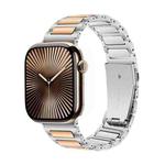 For Apple Watch 42mm / 41mm / 40mm / 38mm Kalebol Tooling Metal Zinc Alloy Watch Band(Silver Rose Gold)