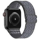 For Apple Watch 42mm / 41mm / 40mm / 38mm Kalebol Eight Buckle Wavy Braided Nylon Watch Band(Grey)