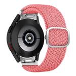 For Samsung Galaxy Watch 7 / 6 / 5 / 4  Kalebol Eight Buckle Nylon Braided Watch Band(Pink)