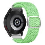 For Samsung Galaxy Watch 7 / 6 / 5 / 4  Kalebol Eight Buckle Nylon Braided Watch Band(Pistachio)