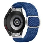 For Samsung Galaxy Watch 7 / 6 / 5 / 4  Kalebol Eight Buckle Nylon Braided Watch Band(Cold Blue)