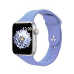 For Apple Watch 46mm / 49mm / 45mm / 44mm Kalebol Reverse Buckle Silicone Watch Band(Lavender)