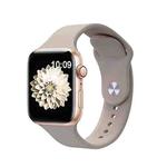 For Apple Watch 42mm / 41mm / 40mm / 38mm Kalebol Reverse Buckle Silicone Watch Band(Dark Grey)