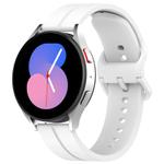 Kalebol 20mm Grooved Silicone Strap(White)