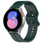 Kalebol 22mm Grooved Silicone Strap(Dark Green)