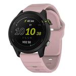 22mm Kalebol Wave Pattern Studded Buckle Silicone Watch Band(Rose Pink)