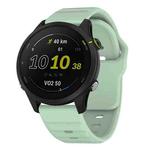 22mm Kalebol Wave Pattern Studded Buckle Silicone Watch Band(Teal)