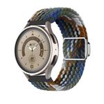 20mm Kalebol Nylon Braided Loop Magnetic Buckle Watch Band(Denim)