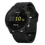 22mm Kalebol Dot Studded Buckle Silicone Watch Band(Black)