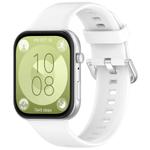 For Huawei Watch Fit3 Kalebol Soft Silicone Strap(White)