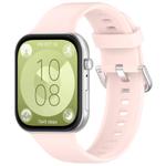 For Huawei Watch Fit3 Kalebol Soft Silicone Strap(Pink)