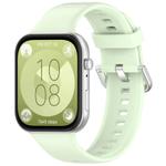 For Huawei Watch Fit3 Kalebol Soft Silicone Strap(Green)