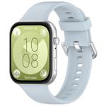 For Huawei Watch Fit3 Kalebol Soft Silicone Strap(Light Blue)