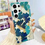 For Samsung Galaxy S24 Ultra 5G Dual-side Laminating IMD MagSafe Phone Case(Leaves)