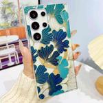 For Samsung Galaxy S23 Ultra 5G Dual-side Laminating IMD MagSafe Phone Case(Leaves)