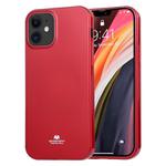 For iPhone 12 mini GOOSPERY JELLY TPU Shockproof and Scratch Protective Case(Red)