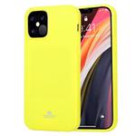 For iPhone 12 mini GOOSPERY JELLY TPU Shockproof and Scratch Protective Case(Lemon Yellow)