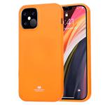 For iPhone 12 Pro Max GOOSPERY JELLY TPU Shockproof and Scratch Protective Case(Orange)