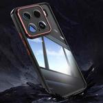 For Xiaomi 15 Acrylic Hybrid TPU Armor Shockproof Phone Case(Black Red)