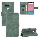 For LG Style 3 Solid Color Skin Feel Magnetic Buckle Horizontal Flip Calf Texture PU Leather Case with Holder & Card Slots & Wallet(Green)