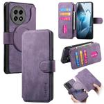 For OnePlus 13 CaseNeo MagSafe RFID Anti-theft Retro Leather Phone Case(Purple)