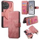 For OnePlus 12 CaseNeo MagSafe RFID Anti-theft Retro Leather Phone Case(Pink)
