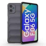 For Samsung Galaxy F06 5G Magic Shield TPU + Flannel Phone Case(Dark Grey)