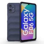 For Samsung Galaxy F06 5G Magic Shield TPU + Flannel Phone Case(Dark Blue)