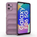For Samsung Galaxy F06 5G Magic Shield TPU + Flannel Phone Case(Purple)