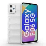 For Samsung Galaxy F06 5G Magic Shield TPU + Flannel Phone Case(White)