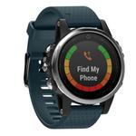 For Garmin QuickFit 20mm Kalebol Dot Texture Silicone Watch Band(Navy Blue)