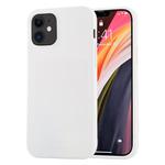 For iPhone 12 mini GOOSPERY SOFT FEELING Liquid TPU Shockproof Soft Case(White)