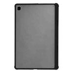 For Samsung Galaxy Tab S6 Lite P610 Frosted Acrylic PC Tablet Case with Pen Slot(Black)