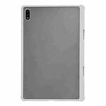 For Samsung Galaxy Tab S7+ T970 Frosted Acrylic PC Tablet Case with Pen Slot(White)